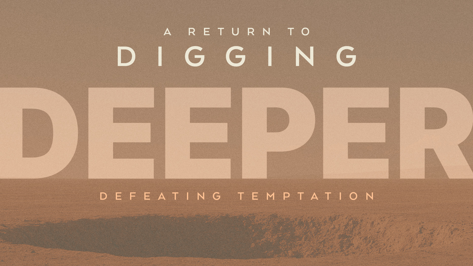 A Return to Digging Deeper sermon series artwork